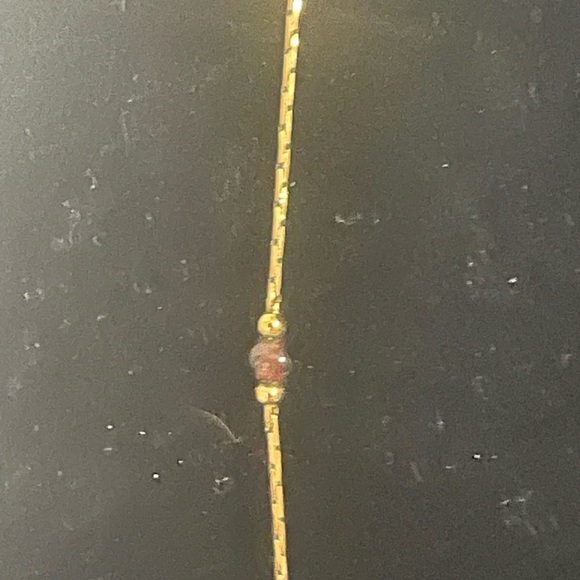 Vintage Delicate Gold and Bead Necklace for Women by Monet - Picture 2 of 3